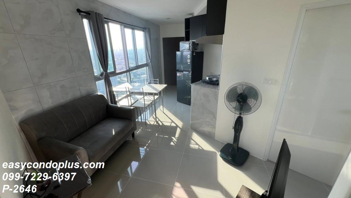 รูป 🏢 P-2646 | Asakan Place Srinakarindra (อัสสกาญจน์เพลส) คอนโดวิวสูง  ใกล้ Airport Link หัวหมาก 19,000 บ. | Line ID: @easycondoplus | 099-229-6397 - รูปที่ 5/7