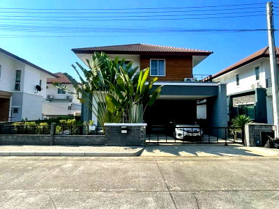 เช่าบ้านเดี่ยว เชียงใหม่ : 🔥 บ้านเช่าพร้อมอยู่ สันกำแพงสายใหม่ – โครงการซีริน พาร์ค 🔥T. 063-6649056