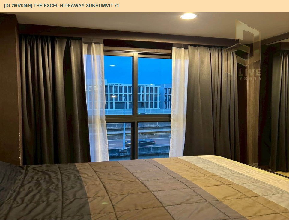 รูป DL26070559 ขายคอนโด ดิ เอ็กเซล ไฮด์ อะเวย์ สุขุมวิท 71 (The Excel Hideaway Sukhumvit 71) ใกล้ BTS อ่อนนุช พร้อมเข้าอยู่ โทรด่วน 0614453194 LineID @952jdxxk - รูปที่ 8/19
