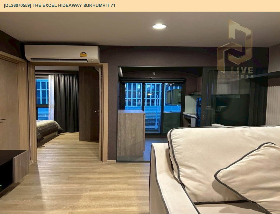 รูป DL26070559 ขายคอนโด ดิ เอ็กเซล ไฮด์ อะเวย์ สุขุมวิท 71 (The Excel Hideaway Sukhumvit 71) ใกล้ BTS อ่อนนุช พร้อมเข้าอยู่ โทรด่วน 0614453194 LineID @952jdxxk - รูปที่ 18/19