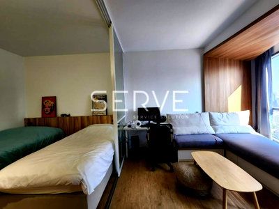 Condos for sale : 1 Bed Large Room  Fl. 20+ City View Fully furnished Good Location Close to  MRT Sam Yan 400 m  @ TRIPLE Y RESIDENCE 