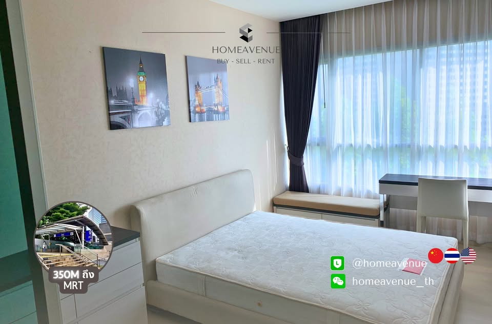 picture ✨ 1 Bedroom 🚇 Near MRT Huai Khwang💥📲 Line: @homeavenue ⭐HA-4960 - 1/10