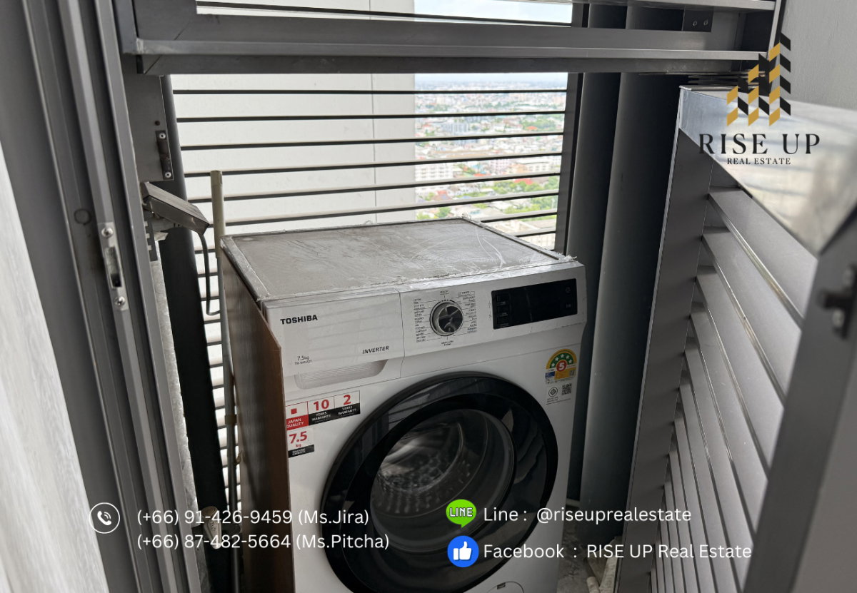 รูป ปล่อยเช่า 📣 Whizdom Connect Sukhumvit Condo, 1 ห้องนอน 1 ห้องน้ำ, ขนาด 29 ตร.ม. 🔥16,000 บาท/เดือน🔥 - รูปที่ 11/13