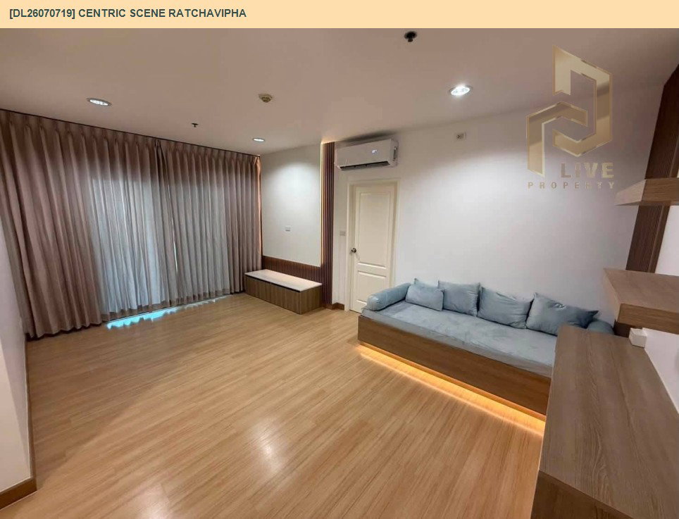 รูป DL26070719 ให้เช่าคอนโด เซ็นทริค ซีน รัชวิภา (Centric Scene Ratchavipha) ใกล้ BTS สายสีม่วง (ส่วนต่อขยาย) สถานีวงศ์สว่าง พร้อมเข้าอยู่ โทรด่วน 0614453194 LineID @952jdxxk - รูปที่ 10/14