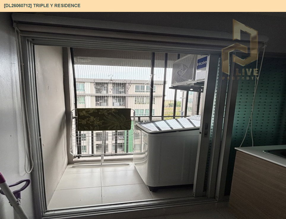 รูป DL26060712 ให้เช่าคอนโด ทริปเปิ้ล วาย เรสซิเด้นซ์ (Triple Y Residence ) ใกล้ MRT สามย่าน พร้อมเข้าอยู่ โทรด่วน 0614453194 LineID @952jdxxk - รูปที่ 7/8