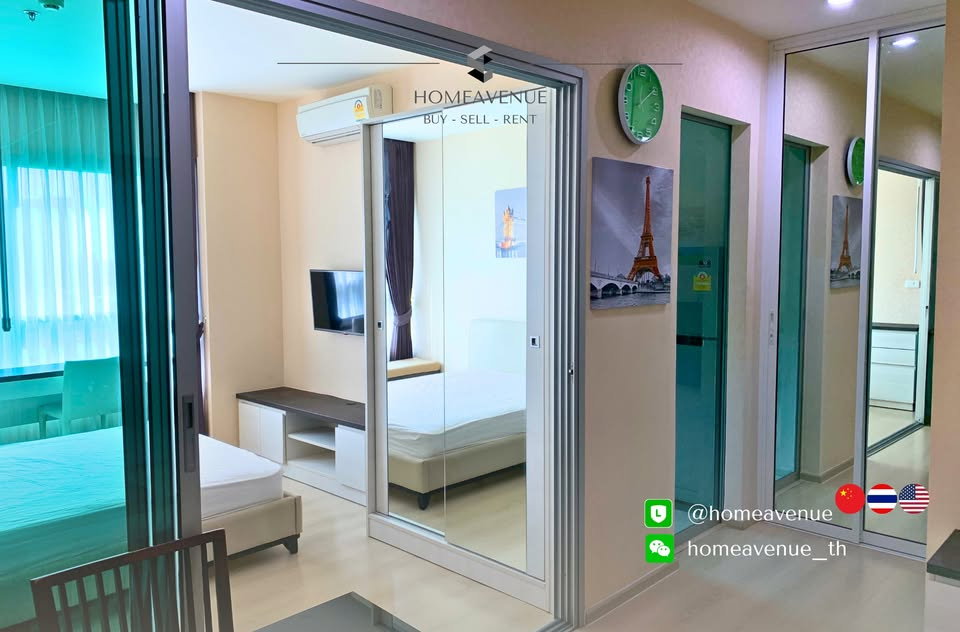picture ✨ 1 Bedroom 🚇 Near MRT Huai Khwang💥📲 Line: @homeavenue ⭐HA-4960 - 4/10