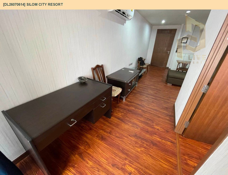 รูป DL26070614 ให้เช่าคอนโด สีลม ซิตี้ รีสอร์ท (Silom City Resort) ใกล้ BTS ช่องนนทรี พร้อมเข้าอยู่ โทรด่วน 0614453194 LineID @952jdxxk - รูปที่ 4/8