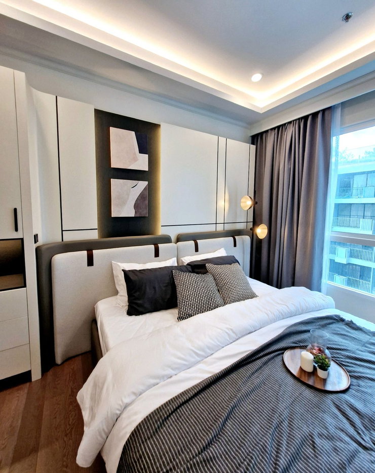 picture Supalai Elite Phayathai【𝐒𝐄𝐋𝐋】🔥Luxurious and elegantly designed room with well-thought-out usable space🔥 Contact Line ID: @hacondo - 3/10