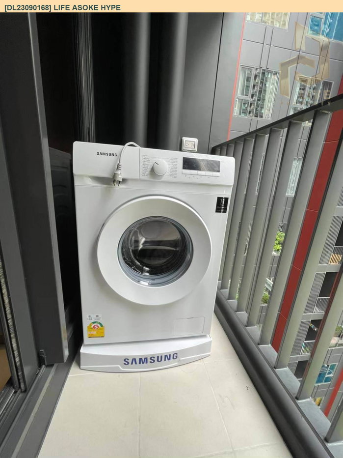 รูป DL23090168 ให้เช่าคอนโด ไลฟ์ อโศก ไฮป์ (Life Asoke Hype) ใกล้ MRT พระราม 9 พร้อมเข้าอยู่ โทรด่วน 0653619502 LineID @952jdxxk - รูปที่ 8/9