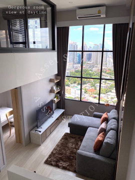 🏙️Knightsbridge Prime Sathorn✨Luxury high-floor unit with city view, fully furnished in modern style.🚅BTS Chong Nonsi.