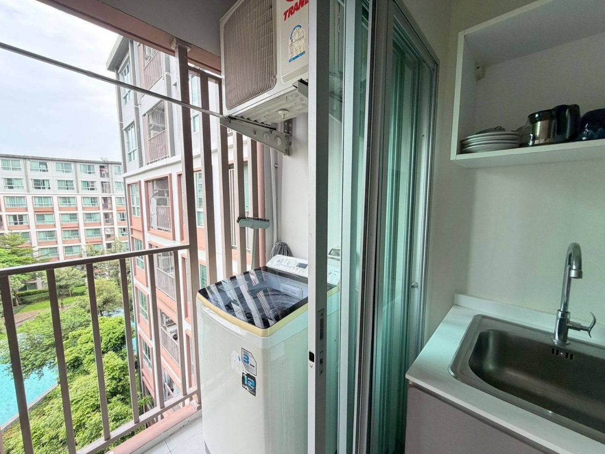 รูป ดีคอนโด พิง ( D condo - ping by Sansiri ) ติดเซ็นทรัลเฟส วิวสระว่ายน้ำ ว่างพร้อมอยู่  - รูปที่ 8/14