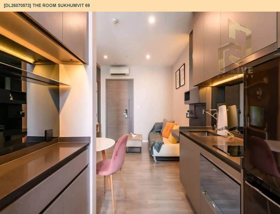 รูป DL26070573 ขายคอนโด เดอะ รูม สุขุมวิท 69 (The Room Sukhumvit 69) ใกล้ BTS พระโขนง พร้อมเข้าอยู่ โทรด่วน 0653619502 LineID @952jdxxk - รูปที่ 6/15