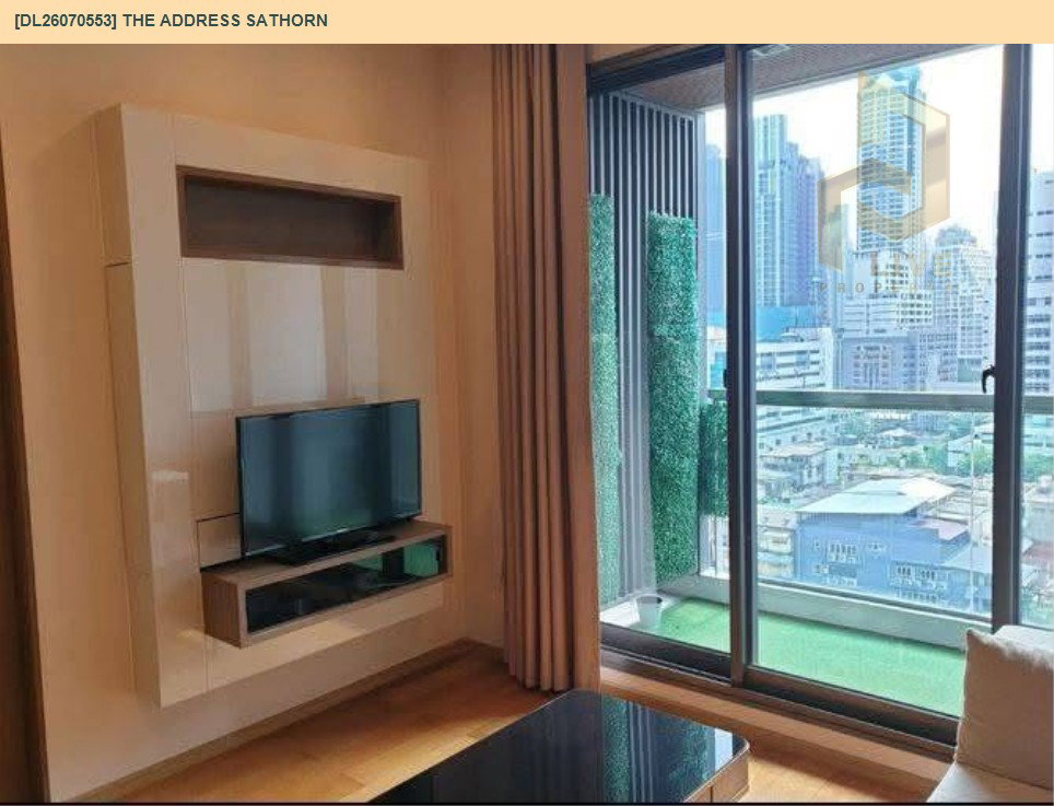 รูป DL26070553 ให้เช่าคอนโด ดิ แอดเดรส สาทร (The Address Sathorn) ใกล้ BTS เซ็นต์หลุยส์ พร้อมเข้าอยู่ โทรด่วน 0638692663 LineID @952jdxxk - รูปที่ 6/7