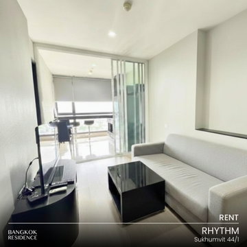 เช่าคอนโด 🌃  Rhythm Sukhumvit 44/1 1นอน 45ตร.ม. 25k 🌊 ยูนิตสวยชั้นสูง วิวแม่น้ำบางกระเจ้า ใกล้ BTS พระโขนง 
