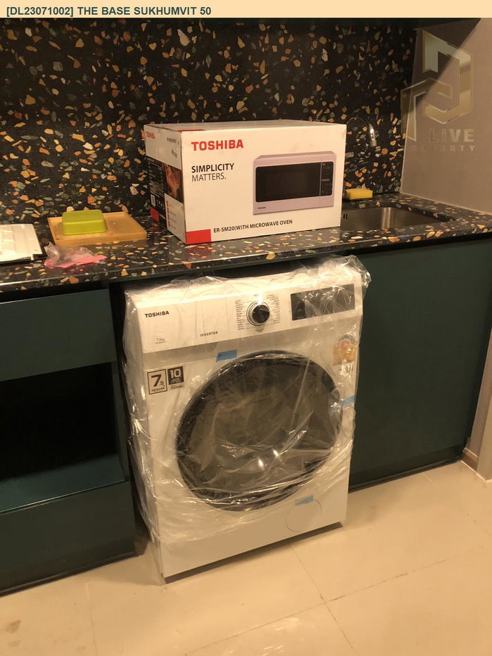 รูป DL23071002 ให้เช่าคอนโด เดอะ เบส สุขุมวิท 50 (The Base Sukhumvit 50) ใกล้ BTS อ่อนนุช พร้อมเข้าอยู่ โทรด่วน 0614453194 LineID @952jdxxk - รูปที่ 8/17