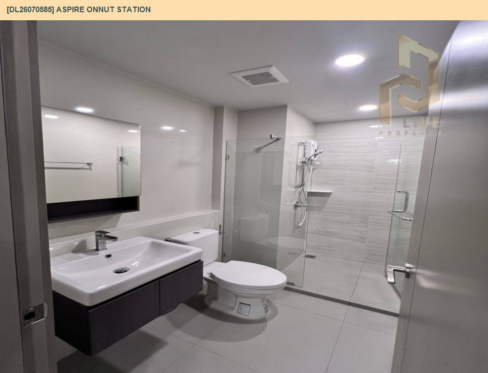 รูป DL26070585 ให้เช่าคอนโด แอสปาย อ่อนนุช สเตชั่น (Aspire Onnut Station) ใกล้ - พร้อมเข้าอยู่ โทรด่วน 0638692663 LineID @952jdxxk - รูปที่ 12/20