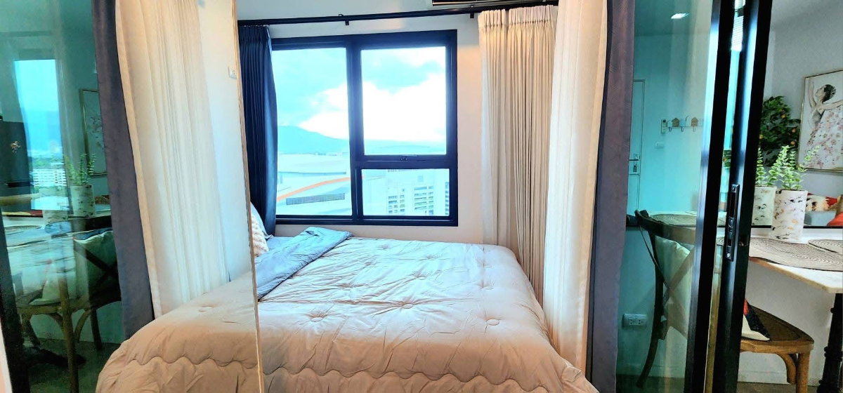 picture Escent Condo for rent, next to Central Festival. 24 sq.m., 14th floor, Doi Suthep view. - 7/10