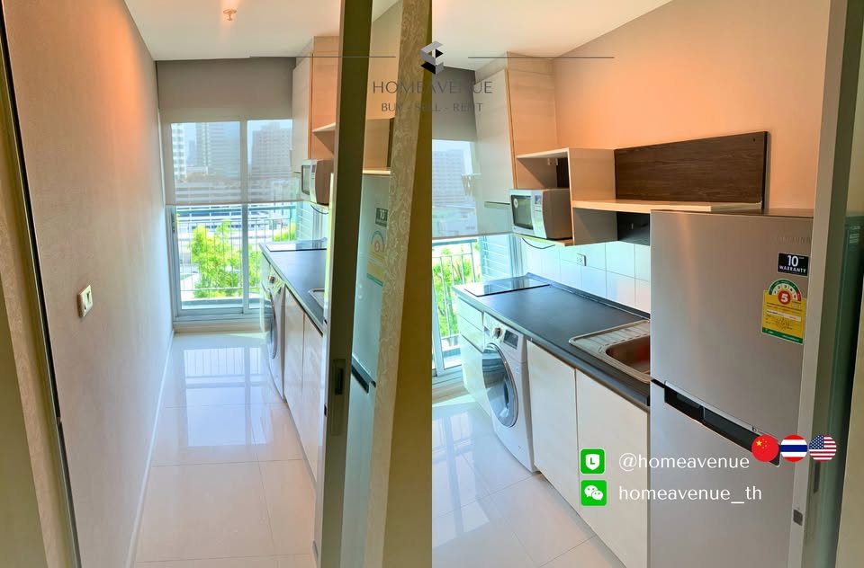 picture ✨ 1 Bedroom 🚇 Near MRT Huai Khwang💥📲 Line: @homeavenue ⭐HA-4960 - 2/10