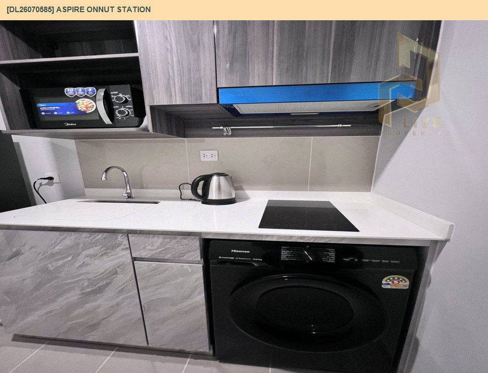 รูป DL26070585 ให้เช่าคอนโด แอสปาย อ่อนนุช สเตชั่น (Aspire Onnut Station) ใกล้ - พร้อมเข้าอยู่ โทรด่วน 0638692663 LineID @952jdxxk - รูปที่ 10/20