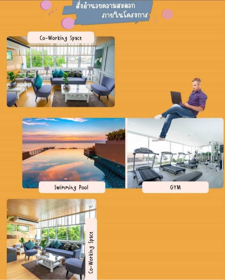 รูป ขาย BluX บางแสน วิวทะเล ( The BluX Condo, Sea view) - รูปที่ 13/15
