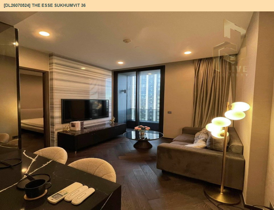 รูป DL26070524 ให้เช่าคอนโด ดิ เอส สุขุมวิท 36 (THE ESSE Sukhumvit 36) ใกล้ BTS ทองหล่อ พร้อมเข้าอยู่ โทรด่วน 0638692663 LineID @952jdxxk - รูปที่ 3/14