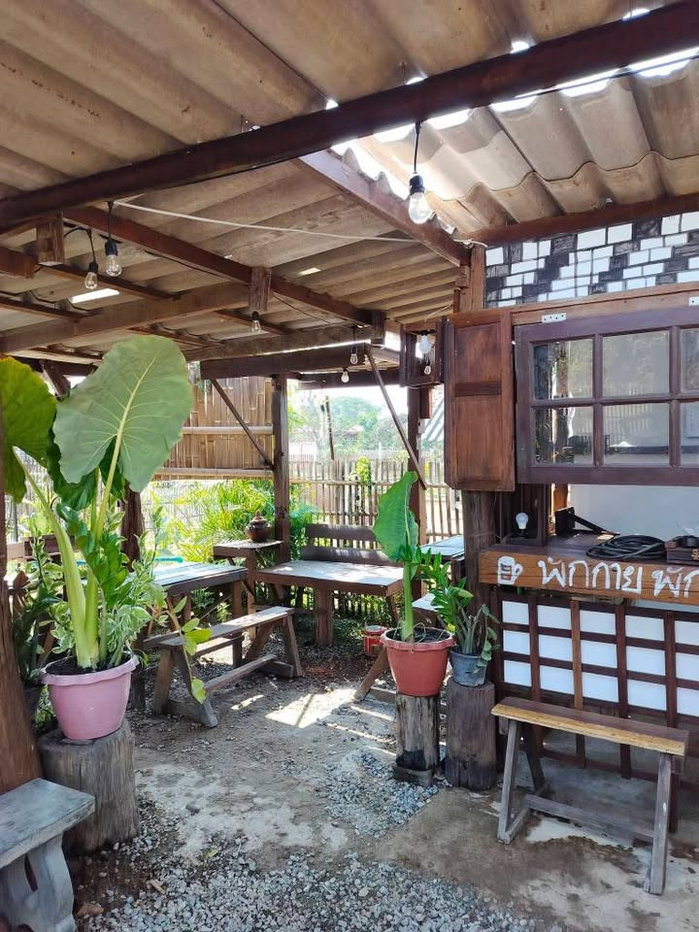 รูป 🏡 ขายด่วน! บ้านสร้างใหม่สไตล์โฮมสเตย์รีสอร์ท 2 หลังในพื้นที่เดียว ทำเลทอง อ.หางดง! T.063-6649056 - รูปที่ 26/34