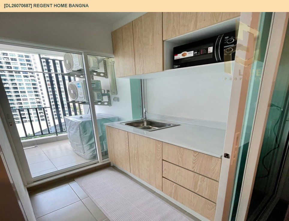 รูป DL26070687 ให้เช่าคอนโด รีเจ้นท์ โฮม บางนา (Regent home bangna) ใกล้ BTS บางนา พร้อมเข้าอยู่ โทรด่วน 0653619502 LineID @952jdxxk - รูปที่ 9/12