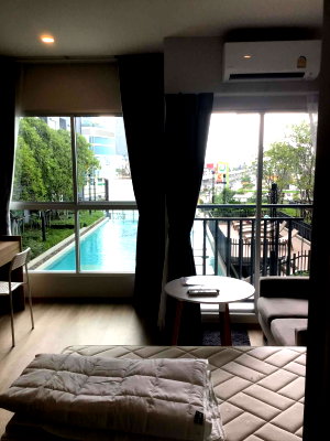 คอนโดให้เช่า : ลุมพินี เพลส แจ้งวัฒนะ - ปากเกร็ด สเตชั่น Studio ชั้น 6 ขนาด 24 ตร.ม. เช่า 9,000 บาท/เดือน พร้อมเข้าอยู่