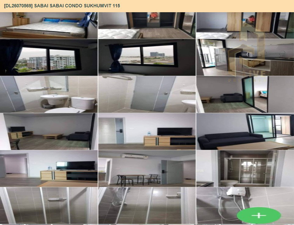 รูป DL26070569 ขายคอนโด สบาย สบาย คอนโด สุขุมวิท 115 (Sabai Sabai Condo Sukhumvit 115) ใกล้ BTS ปู่เจ้า พร้อมเข้าอยู่ โทรด่วน 0614453194 LineID @952jdxxk - รูปที่ 5/5