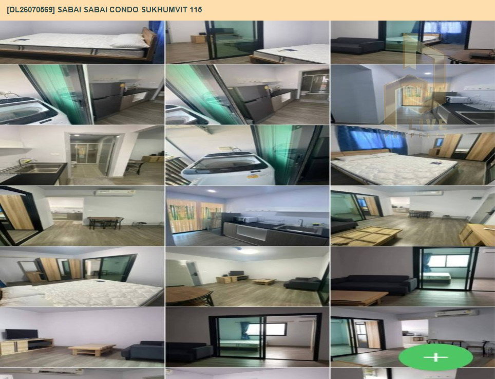 รูป DL26070569 ขายคอนโด สบาย สบาย คอนโด สุขุมวิท 115 (Sabai Sabai Condo Sukhumvit 115) ใกล้ BTS ปู่เจ้า พร้อมเข้าอยู่ โทรด่วน 0614453194 LineID @952jdxxk - รูปที่ 3/5