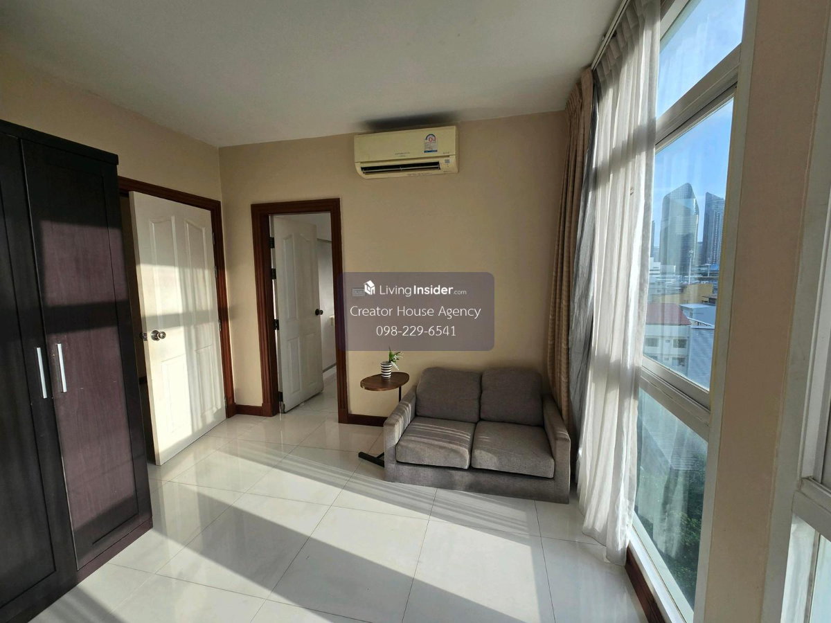 picture Large 47 sq.m. corner condo for rent with floor-to-ceiling windows and great view 🌈PG Rama 9🌈MRT Rama 9. - 12/17