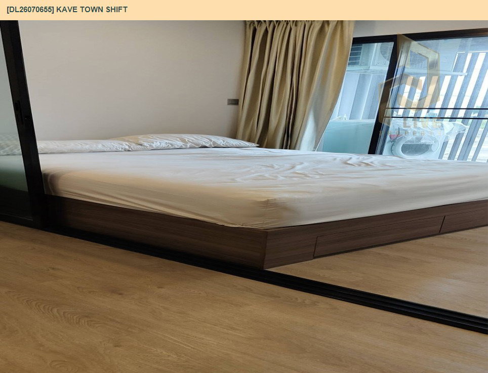 รูป DL26070655 ให้เช่าคอนโด เคฟ ทาวน์ ชิฟท์ (Kave Town Shift) ใกล้ - พร้อมเข้าอยู่ โทรด่วน 0653619502 LineID @952jdxxk - รูปที่ 5/6
