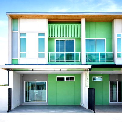 Townhouses for rent Bang Pa-In Industrial Estate  : Wang Noi Ngern Tid Lor Phayom Townhome for rent, 2 floors, 3 bedrooms, Pratunam Phra In, 1.08 km., 3 bathrooms, near Wat Phayom, 300 m., 35 sq m.