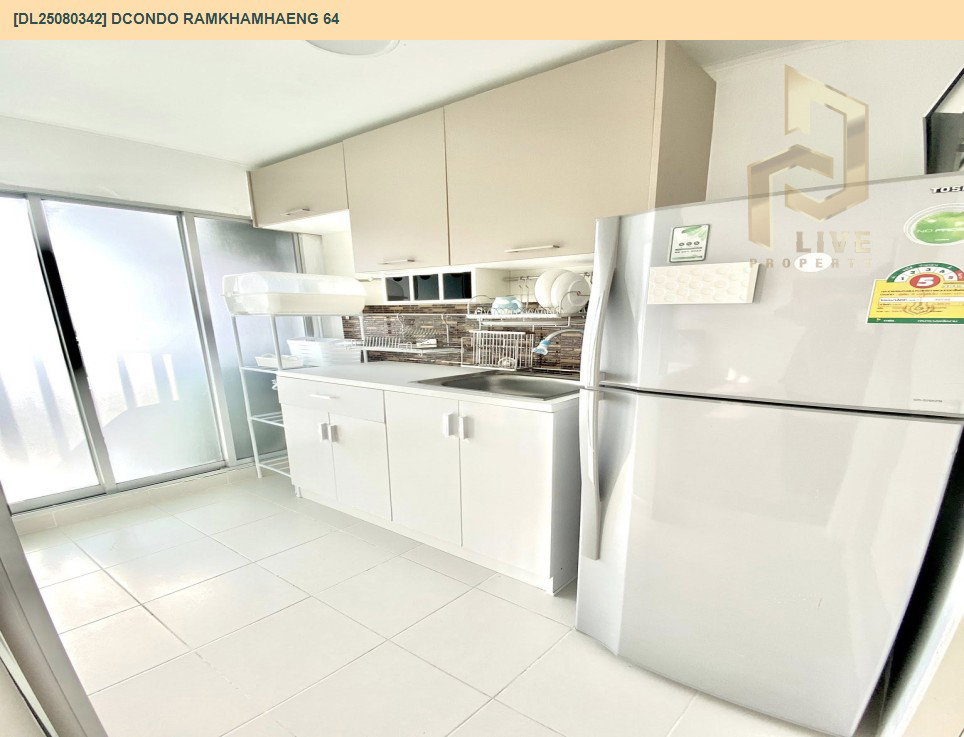 รูป DL25080342 ให้เช่าคอนโด ดีคอนโด รามคำแหง 64 (dcondo Ramkhamhaeng 64) ใกล้ - พร้อมเข้าอยู่ โทรด่วน 0653619502 LineID @952jdxxk - รูปที่ 6/7