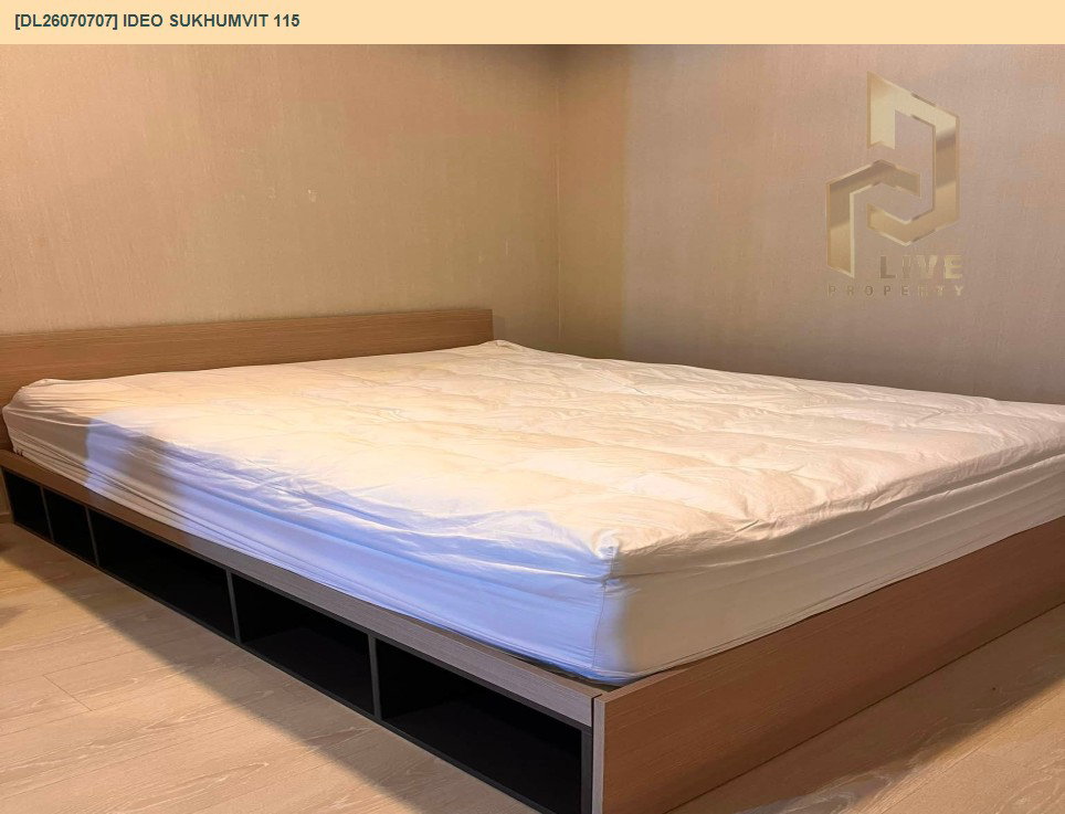 รูป DL26070707 ให้เช่าคอนโด ไอดีโอ สุขุมวิท 115 (IDEO Sukhumvit 115 ) ใกล้ BTS ปู่เจ้า พร้อมเข้าอยู่ โทรด่วน 0653619502 LineID @952jdxxk - รูปที่ 2/8
