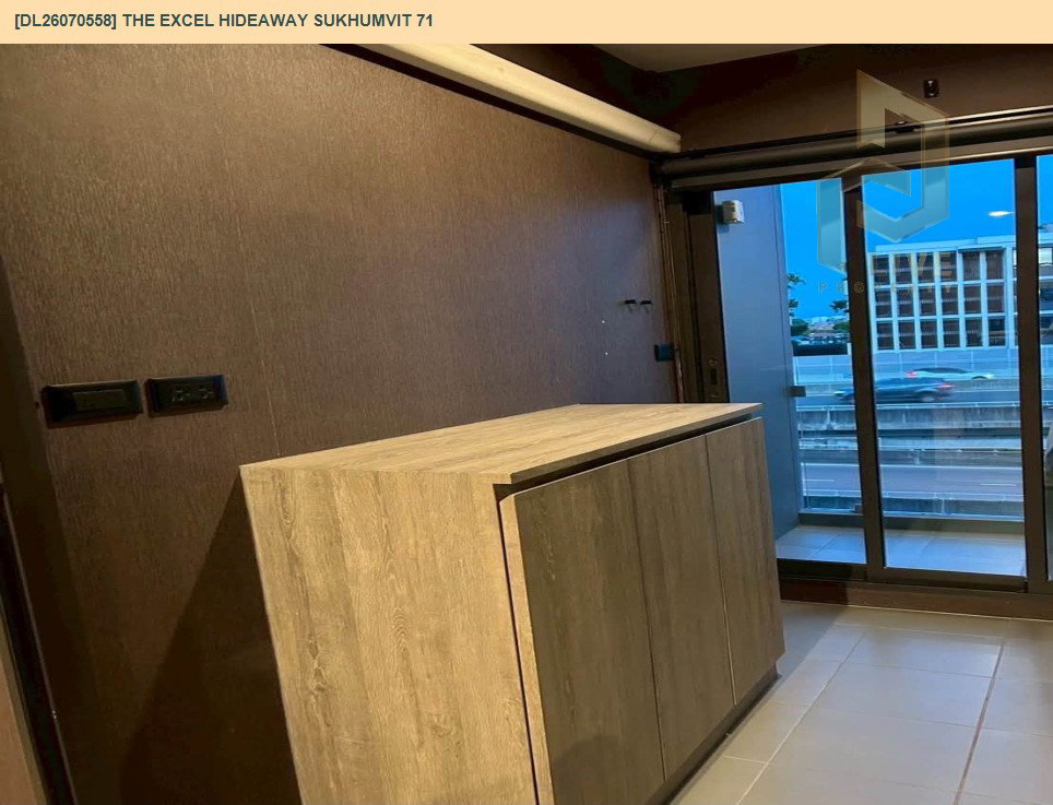 รูป DL26070558 ให้เช่าคอนโด ดิ เอ็กเซล ไฮด์ อะเวย์ สุขุมวิท 71 (The Excel Hideaway Sukhumvit 71) ใกล้ BTS อ่อนนุช พร้อมเข้าอยู่ โทรด่วน 0614453194 LineID @952jdxxk - รูปที่ 9/19
