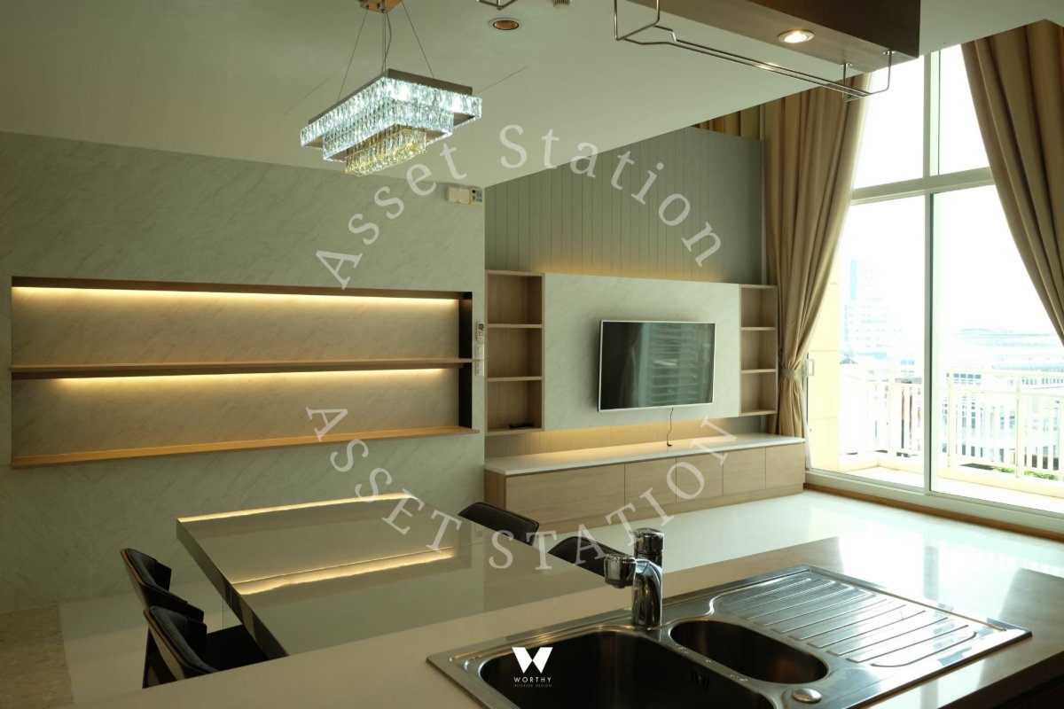 รูป ให้เช่า🏢The Empire Place Sathorn - Narathiwas ห้อง Duplex พื้นที่กว้างขวาง 102 ตร.ม เฟอร์ครบพร้อมอยู่🏙️ - รูปที่ 9/17