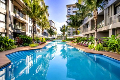 Condos for sale : Diamond Condominium Phuket – Pool View Condo for Sale Near Bangtao Beach