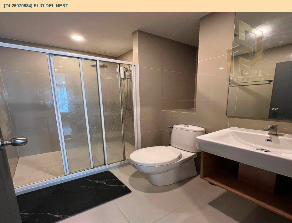 รูป DL26070634 ให้เช่าคอนโด เอลลิโอ เดล เนสท์ (Elio Del Nest) ใกล้ BTS อุดมสุข พร้อมเข้าอยู่ โทรด่วน 0653619502 LineID @952jdxxk - รูปที่ 11/11