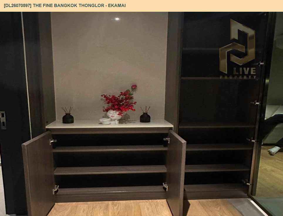 รูป DL26070597 ให้เช่าคอนโด เดอะ ฟายน์ แบงค็อค ทองหล่อ - เอกมัย (The FINE Bangkok Thonglor - Ekamai ) ใกล้ BTS เอกมัย พร้อมเข้าอยู่ โทรด่วน 0638692663 LineID @952jdxxk - รูปที่ 9/11