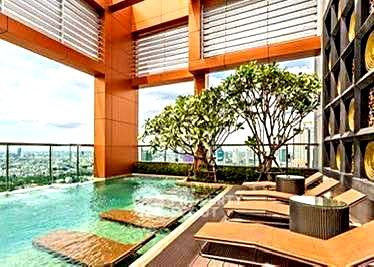 เช่าคอนโด BTS เซนต์หลุยส์ : คอนโด 1 ห้องนอน ชั้น 26 The Address Sathorn ห่าง BTS เซนต์หลุยส์ 200 เมตร (ID 2900643)
