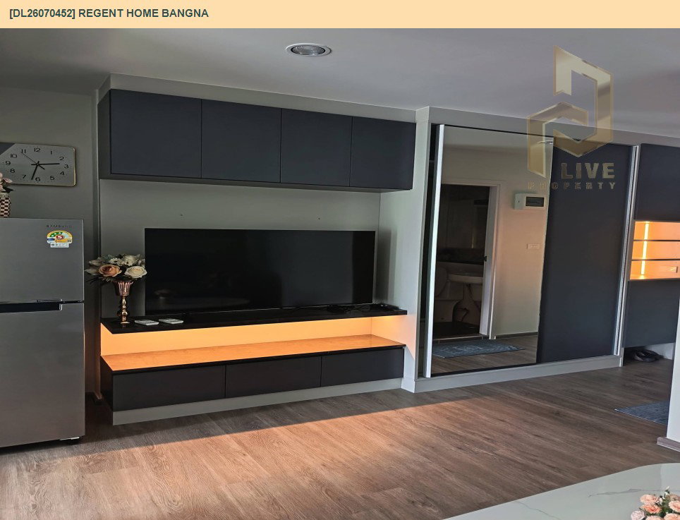 รูป DL26070452 ให้เช่าคอนโด รีเจ้นท์ โฮม บางนา (Regent home bangna) ใกล้ BTS บางนา พร้อมเข้าอยู่ โทรด่วน 0638692663 LineID @952jdxxk - รูปที่ 4/7