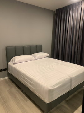 Condo room for sale, The Key Rama 3, high floor, beautiful view of the river, next to Terminal 21, ready to move in (CD6918) 