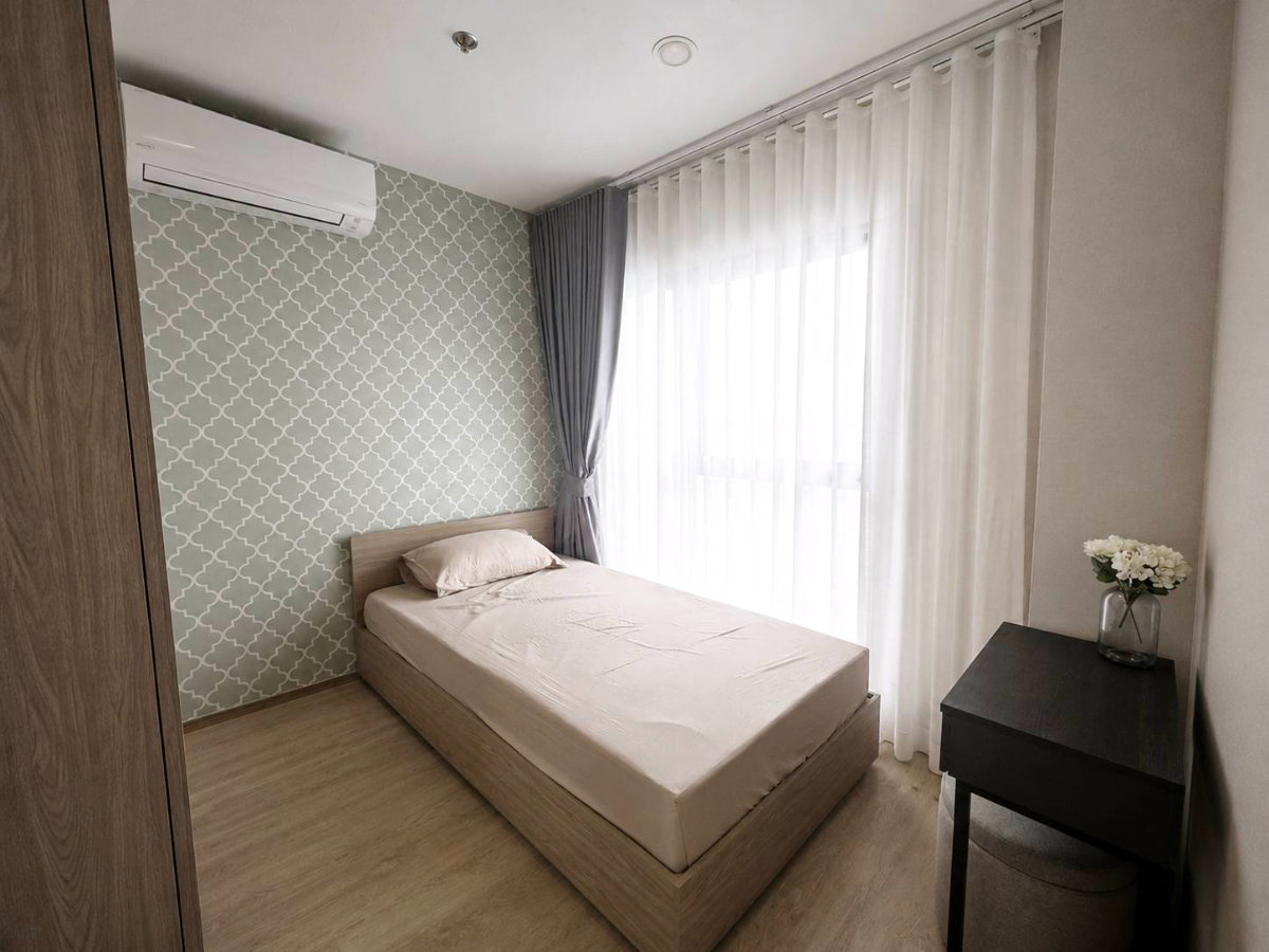 picture 🏡 For rent Noble Create Pradit Manutham 2 bedrooms | 1 bathroom | 40 sq m | Garden and swimming pool view Ready to move in - 8/14