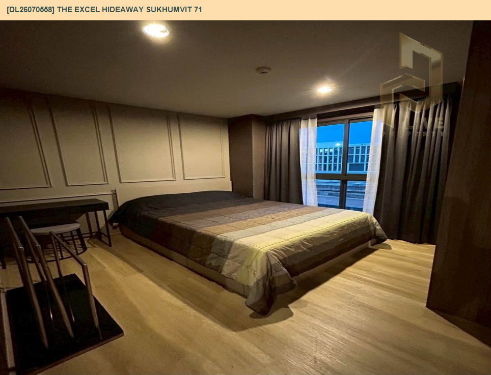 รูป DL26070558 ให้เช่าคอนโด ดิ เอ็กเซล ไฮด์ อะเวย์ สุขุมวิท 71 (The Excel Hideaway Sukhumvit 71) ใกล้ BTS อ่อนนุช พร้อมเข้าอยู่ โทรด่วน 0614453194 LineID @952jdxxk - รูปที่ 2/19