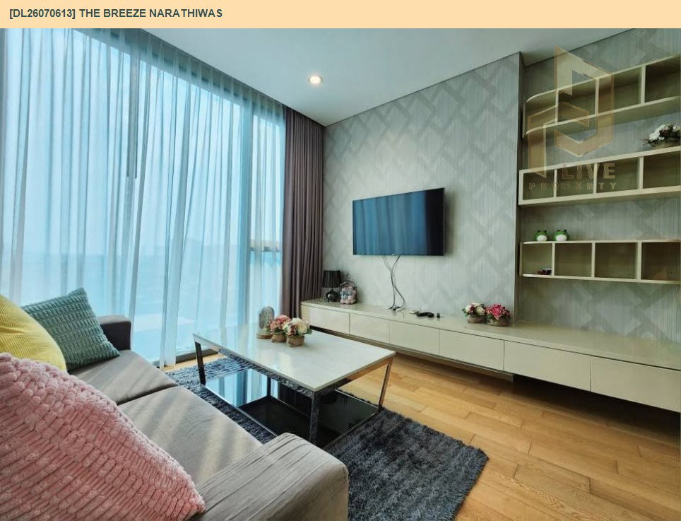 รูป DL26070613 ให้เช่าคอนโด เดอะ บรีส นราธิวาส (The Breeze Narathiwas) ใกล้ BRT นราราม 3 พร้อมเข้าอยู่ โทรด่วน 0638692663 LineID @952jdxxk - รูปที่ 4/14