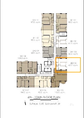 Condos for sale : A047395 Supalai Elite Sukhumvit 39