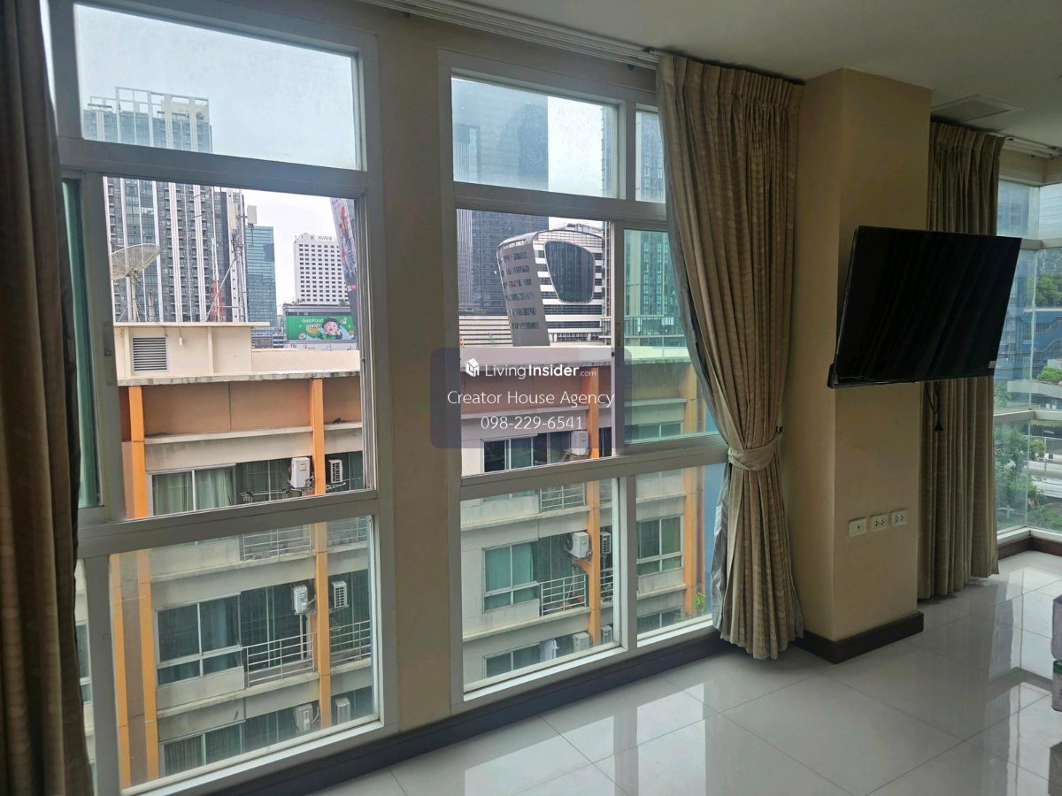 picture Large 47 sq.m. corner condo for rent with floor-to-ceiling windows and great view 🌈PG Rama 9🌈MRT Rama 9. - 8/17