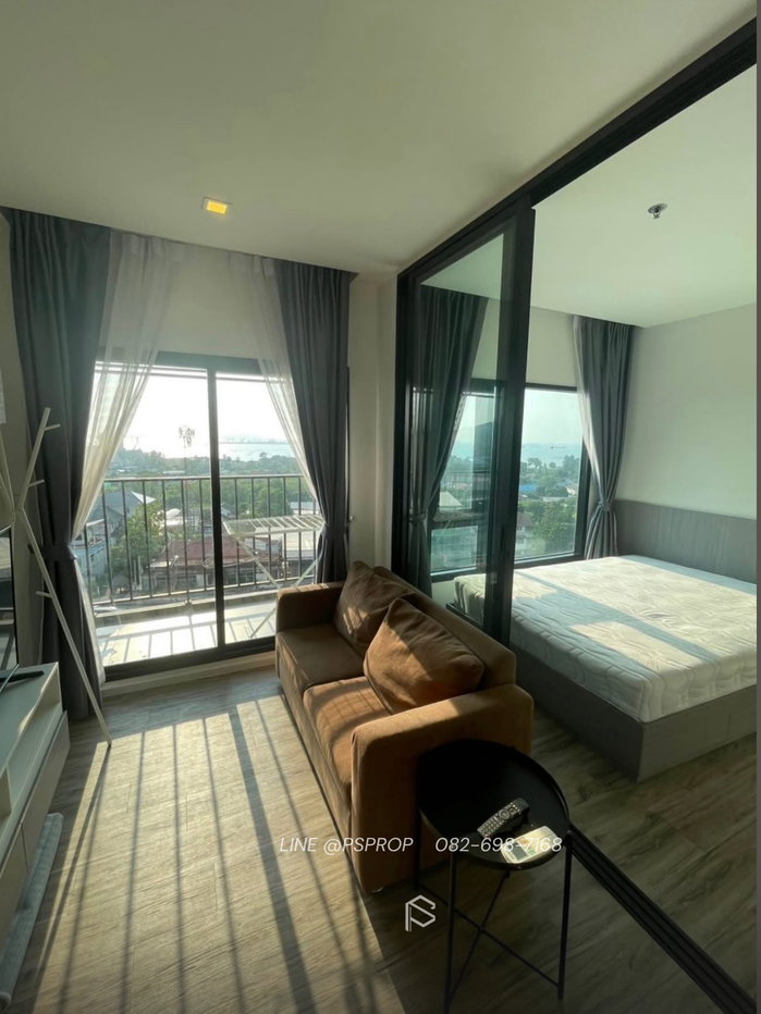 รูป คอนโดเช่าศรีราชา ใกล้ถนนสุขุมวิท Knightbridge The Ocean Sriracha✅ พร้อมเข้าอยู่ #CR0503 - รูปที่ 1/9