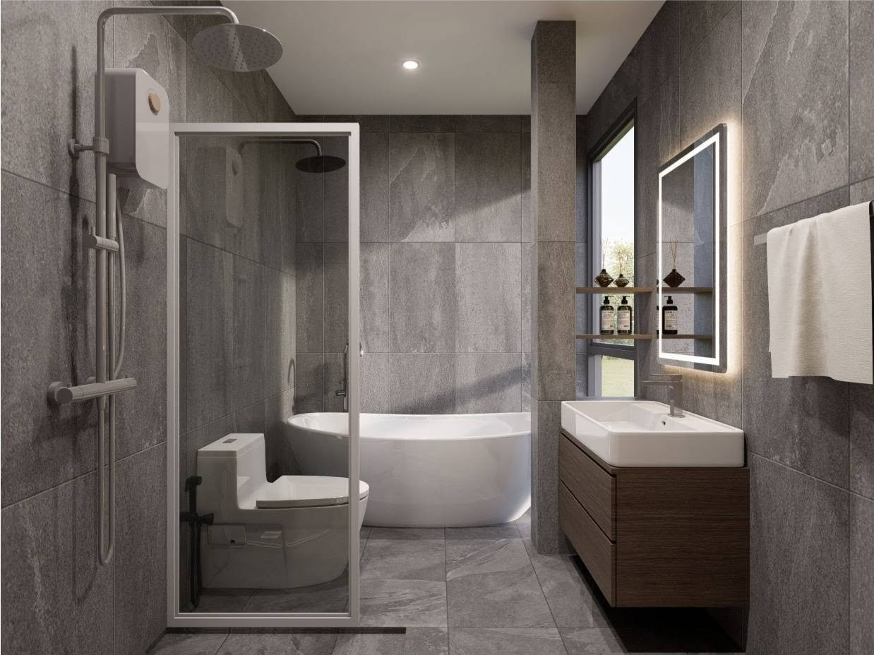 รูป Pre Sale Modern Tropical Pool Villa for Sale Siam Country Club - รูปที่ 18/19